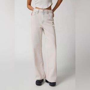 PISTOLA -Ruby mid -rise Wide Leg  Jeans in pink lemonade wash